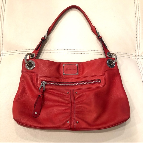 b. makowsky Handbags - B. Makowsky Red Leather Purse